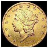 1904 $20 Gold Double Eagle UNCIRCULATED