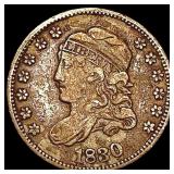 1830 Capped Bust Half Dime LIGHTLY CIRCULATED