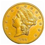 1900-S $20 Gold Double Eagle UNCIRCULATED
