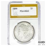 1899 Morgan Silver Dollar PGA MS63