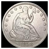 1858 Seated Liberty Half Dollar CLOSELY