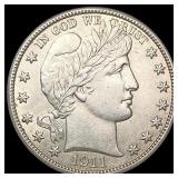 1911 Barber Half Dollar UNCIRCULATED