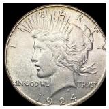 1924-S Silver Peace Dollar UNCIRCULATED