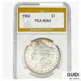1902 Morgan Silver Dollar PGA MS64