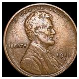 1911-S Lincoln Wheat Cent LIGHTLY CIRCULATED