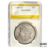 1885-CC Morgan Dollar PGA MS65