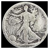 1916 Walking Liberty Half Dollar NICELY CIRCULATED
