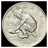 1925-S California Diamond Jubilee Half D GEM BU