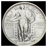 1917 Standing Liberty Quarter NEARLY UNCIRCULATED