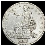 1875-CC Trade Dollar CLOSELY UNCIRCULATED