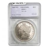 1884-O/O Morgan Silver Dollar SEGS MS64+ DMPL