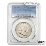 1954-D Franklin Half Dollar PCGS MS64FBL