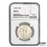 1944 50C Walking Liberty Half Dollar NGC