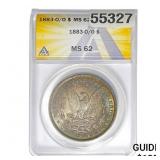 1883-O/O Morgan Dollar ANACS MS62
