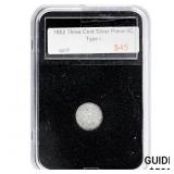 1852 Three Cent Silver Piece Type I