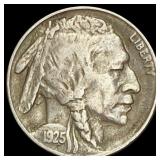 1925 Buffalo Nickel NEARLY UNCIRCULATED