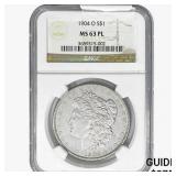 1904-O Morgan Silver Dollar NGC MS63 PL