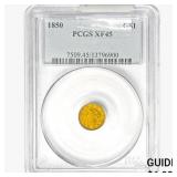 1850 Rare Gold Dollar PCGS XF45