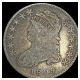 1809 Capped Bust Half Dollar NICELY CIRCULATED