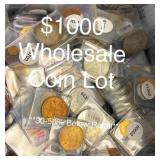 $1000 Wholesale Mixed Coinage Lot