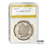 1887-O Morgan Dollar PGA MS64+ DMPL