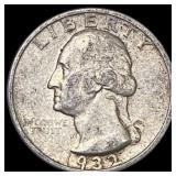 1932-D Washington Quarter NEARLY UNCIRCULATED