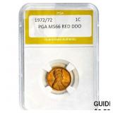 1972/72 1C PGA MS66 RED DDO
