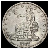 1877 Trade Dollar CLOSELY UNCIRCULATED