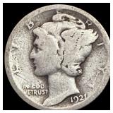 1921 Mercury Dime NICELY CIRCULATED