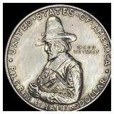 1920 Pilgrim Tercentenary Half Dollar CHOICE AU