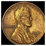 1931-S Lincoln Wheat Cent LIGHTLY CIRCULATED