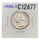1932-S Washington Silver Quarter