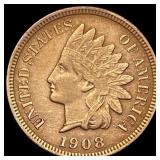 1908-S Indian Head Cent CHOICE AU