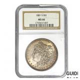 1881-S Morgan Silver Dollar NGC MS66
