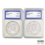 [2] 1986 Silver Eagle IGS MS-70