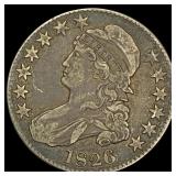 1826 Capped Bust Half Dollar LIGHTLY CIRCULATED