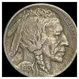 1915-D Buffalo Nickel CHOICE AU