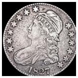 1827 Capped Bust Half Dollar NEARLY UNCIRCULATED