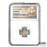 [1772-83] Mexico 1/2 Real El Cazador