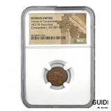 Roman Constantine I, AD 307-337 AE3 BI Nummus NGC