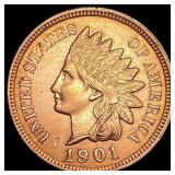 1901 Indian Head Cent CHOICE BU