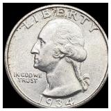 1934 Washington Quarter UNCIRCULATED