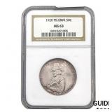 1920 Pilgrim Half Dollar NGC MS63