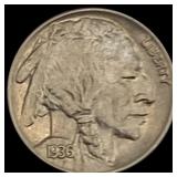 1936 Buffalo Nickel GEM BU