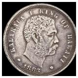 1883 Hawaii Dime CLOSELY UNCIRCULATED
