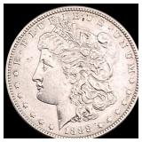 1888-S Morgan Silver Dollar CHOICE AU
