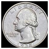 1935-S Washington Quarter UNCIRCULATED
