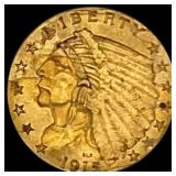 1915 Indian Head $2.50 Gold Quarter Eagl HIGH GRAD