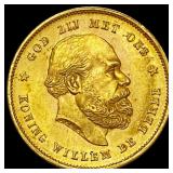 1879 Netherlands 10 Gulden GEM BU