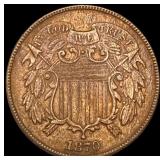 1870 Two-Cent Piece CLOSELY UNCIRCULATED